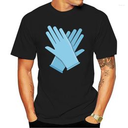 Men's T Shirts 2023 Fashion Cotton T-shirt Design Rubber Gloves For Men Fitness S Army Green Clothing Plus Size S-5xl Camisetas