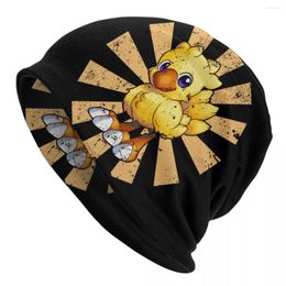 Berets Game Final Fantasy Chocobo Skullies Beanies Caps Cool Winter Warm Men Women Knitting Hats Adult Unisex Bonnet