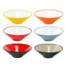 Bowls 550ml Melamine Ramen Bowl Noodle Japanese Style Rice Tableware 023