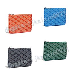 2023 luxury designer wallets for men and women bank card holder coin passport holder fashion print style short Senate Mini wallet Key bag Holders