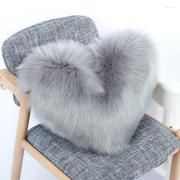 Pillow Heart Shaped Beautiful Sofa Waist Throw Case For Home Decor S Girls Gift