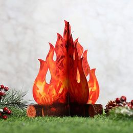 Party Decoration 2023 Halloween Decorations For Home Outdoor Cardboard Flame Decor Easter Christmas Ornaments Fire Pile