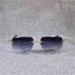 22% OFF2023 All-match Finger Random Oversize Men Eyes Luipaard Style Square Metals Shadow Cutting Lens Gafas Women For Outdoor