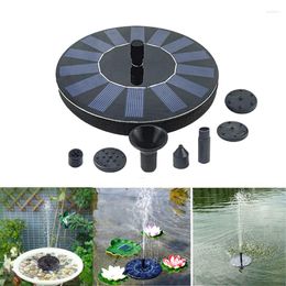 Garden Decorations Mini Solar Powered Fountain Water Pool Pond Floating For Bird Bath Patio Landscape Outdoor Decoration