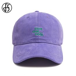 Ball Caps FS Streetwear Orange Purple Baseball For Men Spring Women Designer Hats Simple Stylish Hip Hop Cap Casquette Homme 230203