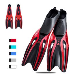 Flexible Professional Comfort Adult TPR Non-Slip Swimming Diving Fins Rubber Snorkelling Swim Flippers Water Sports Beach 1756