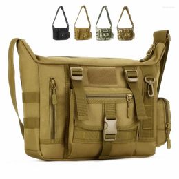 Outdoor Bags 1000D Nylon Army Fans Tactical Bag Camouflage Military Shoulder Messenger Men Women Hiking Camping Sports