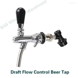 Kitchen Faucets Draught Flow Control Beer Tap EU Type Chrome Spiogt Faucet With Thread Ball Lock Valve