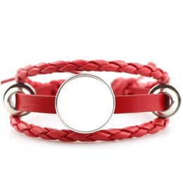 Sublimation Blank Bracelets For Women Heat Transfer Printing Rope Bracelet Custom Blank Consumables 6 Colours B237