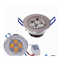 Downlights 3W 5W 7W 9W 12W 220V Led Ceiling Downlight Recessed Wall Lamp Spot Light With Driver For Home Lighting Drop Delivery Lights In Dhjre