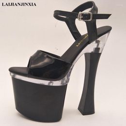 Sandals Laijianjinxia Piattaforma sexy dei tacchi alti femminili e donne con cinturino da donna Summer Scarpe Ladies Fashion Sandalia