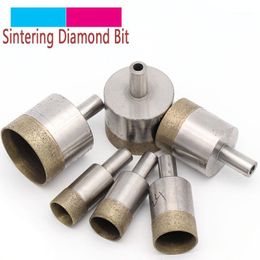Professional Drill Bits 1pc Shank 10mm Sintered Diamond Core 4-45mm Straight Hole Saw Bench For Glass Ceramic Stone Marble Plastic
