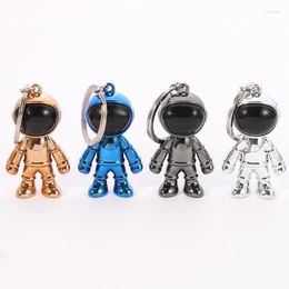 Keychains Three-dimensional Astronaut Robotic Keychain Colorful Waistband Key Ring Chain Link Accessories Luggage PendantKeychains Forb22