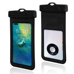 drifting diving swimming pvc cell phone cases cellphone waterproof pouch large transparent wholesale mobile phone waterproof bag