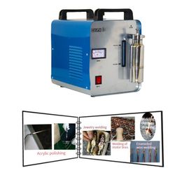 Acrylic Flame Polisher Machine 300W Electric Oxygen Hydrogen Polishing Grinding Machine Generator 75L/H H160