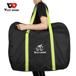 Panniers s WEST BIKING Folding Bike Thick Cover Fit for 14/16/20/26/27.5 Inch 700C Bicycle Packing Storage Carrier Travel Bag 0201