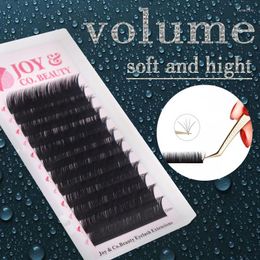 Cílios falsos cílios Joyco Classic Eyelash Extensão de cílios individuais de 8 a 15 mm de comprimento da mistura Faux Mink Extensions