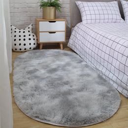 Carpet Arrival 4060cm Fluffy Rugs AntiSkid Shaggy Area Rug Dining Room Floor Mat Home Bedroom 230204