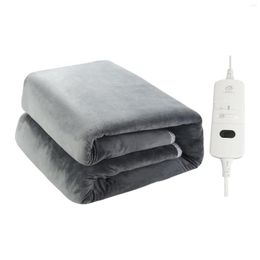 Blankets Electric Blanket Fast Heating Adjustable Temperature Portable US Plug 110V For Office Living Room Camping