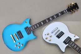 Factory Custom Electric Guitar with Rosewood Fingerboard colorful binding body Can be Customized