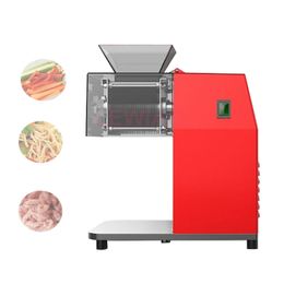 Meat Cutter Machine Economical Desktop Vegetable Cutting Small Commercial Electric Slicer Beef Shredding Dicing