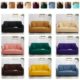 Chair Covers 23 Colours Sofa Breathable Elastic Protect AllInclusive Fashion Pattern Couch For Living Room 230204