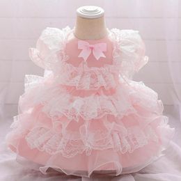 Girl Dresses Vintage Flower Girls Dress For Wedding Evening Children Princess Party Pageant Long Gown Kids Formal