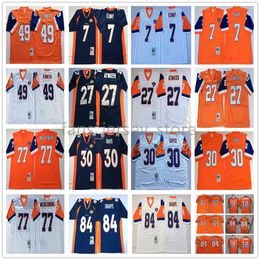 Vintage Stitched Jersey 7 John Elway 27 Steve Atwater 30 Terrell Davis 84 Shannon Sharpe 49 D.smith 57 T.Jackson 65 Gary Zimmerman