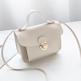 Evening Bags Solid Color Leather Crossbody For Women 2023 Travel Handbag Fashion Simple Shoulder Bag Ladies Square Cross Body