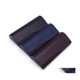 Sunglasses Cases Bags Fashion Leather Soft Glasses Portable Box Accessories Eyeglasses Case Drop Delivery Eyewear Ot4Fw