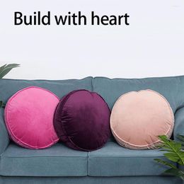 Pillow Throw Removable Cover Invisible Zipper Polyester Comfortable Meditation Round Floor Office Supplies