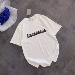 Designer Women's T-Shirt Print Letters Style Designers Tops Loose Casual Geometry Tees Sport Street Clothing Fashion Women Apparel