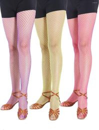 Frauen Socken 1 Stück mittelgroße Gitter -Netzstrumpfhose für Unterwäsche sexy Fischnetzstrümpfe Mode coole Freundin Nachtclub Strumpfhosen