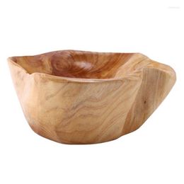 Plates Household Fruit Bowl Wooden Candy Dish Plate Wood Carving Root 25-29Cm