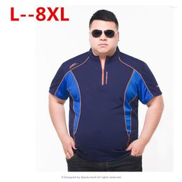 Men's T Shirts Plus Size 10XL 8XL 5XL 6XL Summer Style Shirt Men Outwear Black Military Quick Dry Slim Fit T-shirt Brand Clothing