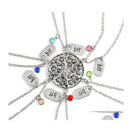 Pendant Necklaces Bff Pizza Necklace Friendship For Friend Friends Necklac Yydhhome Drop Delivery Jewellery Pendants Dhimk