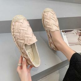 Dress Shoes 2022 New Fashion Women's Flats Shoe Embroidery Fisherman Female Shoe Women Shoes Cut Out Hollow Out Casual Shoes Hot Sell PU G230130