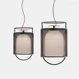 Pendant Lamps Hanging Turkish Ceiling Geometric Light Black Iron Wire Cage Christmas Decorations For Home