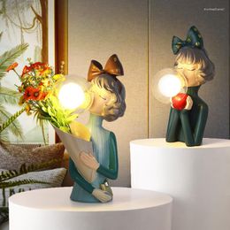 Table Lamps Cute Cartoon Lamp Eye Protection Energy-saving Reading Sleep Night Light LED Children's Gift