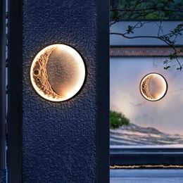 Wall Lamp Moon Modern LED Lighting Decoration Sconce Indoor For Bedroom Living Dining Room Decor Art DesignWall