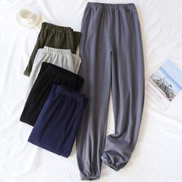 Men's Sleepwear Fdfklak Loose Men Spring Autumn Cotton Pajamas Trousers Knitting Household Wear Winter Pantalones Male Pyjama Pants