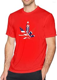 Men's T Shirts -American Flag Short Sleeve Tees Arrivals Summer 2023 Cool TShirts Breathable All Cotton T-Shirt