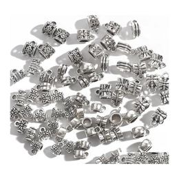 Alloy Mixed Ancient Sier Plated Loose Tube Bead Spacer Beads For Jewelry Making Charms Diy Bracelet Necklace Accessories Drop Deliver Otkl0