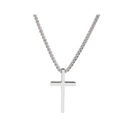 Pendant Necklaces Fashion Jewelry Cross Necklace Titanium Steel Men Women Hiphop Choker Drop Delivery Pendants Dhqir