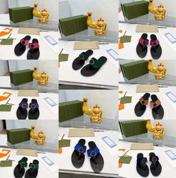 Classic Womens Slipper Fashion Designer Shoes Summer Leisure Sandbeach Shoe Letter Printing Stripe Women Flip-Flops Sheepskin Comfort Women Slippers