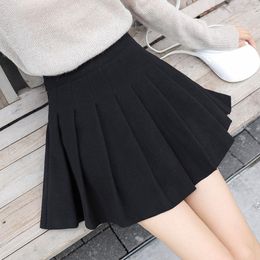 Skirts Autumn Winter Star-shaped Hair High-waisted Pleated Skirt College Wind Thin A-word Anti-walking Light Cute Short