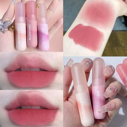 Lip Gloss 6 Colours Mousse Moisturising Lasting Velvet Matte Mud Sexy Nude Red Liquid Lipstick Lips Beauty Cosmetic