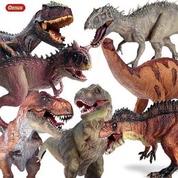 Action Toy Figures Oenux Prehistoric Jurassic Dinosaurs World Pterodactyl Saichania Animals Model Action Figures PVC High Quality Toy For Kids Gift 230203