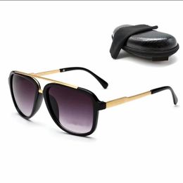 Gli occhiali da sole Flat 0139 da uomo e da donna con protezione dai raggi UV sono occhiali da sole di lusso abbinabili