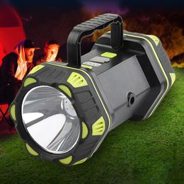 Portable Lanterns 8 Modes LED Spotlight Rechargeable Outdoor Searchlight Waterproof For Camping Fishing Working At Night